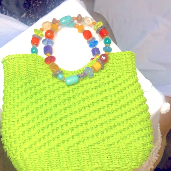 CAPPELLI lime green bag. - Picture 8 of 11